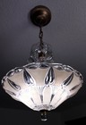 Antique Vintage 30 s Art Deco Ceiling Light Fixture Chandelier