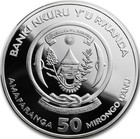 2017 Rwanda Hippopotamus Proof 1oz Silver African Hippo Wildlife Coin Only 1000