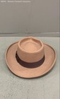 Designer Men s Tan Wool Fedora Hat Size Medium