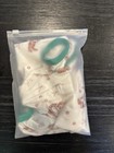 Kids Bear Print Pajama Set Long Sleeve 2 Piece White Green Trim Size 4t