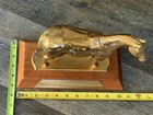 Horse Statue Vintage Trophy Brass Figurine 1968 Branchville Nj Quarter Horse