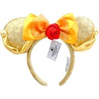 Disney- Parks Headband Belle Beauty And The Beast Mickey Minnie Mouse Ears Nwt