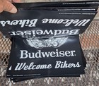 Budweiser Vintage Welcome Bikers String Banner New Old Stock 25 Ft To 30 Ft