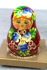 Russian Matryoshka Wooden Nesting Dolls Hand Painted Set Of 5 3-1 4  Tall