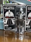 Battlestar Galactica Cylon Set Centurion Battle Damaged Commander Bif Bang Pow  