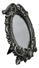 Gothic Baroque Style Masque Of The Black Roses Skull Table Or Wall Mirror Decor
