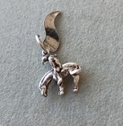 Vintage Sterling Silver Charm Indian On Horse Sedona Arizona Travel Souvenir