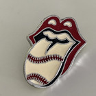 Rolling Stones Classic Red Tongue Concert Pin Baseball 2005 1 25 