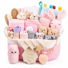 30-piece Luxury Baby Gift Basket - Curated Newborn Essentials   Keepsakes