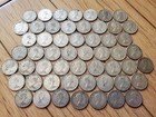 1953 - 1966 Canada 10 Cents - Dimes - 0 800 Silver Lot Of 54 Coins - Circulated