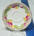 Vintage Patricia Royal Standard England Rose Cup And Saucer Floral