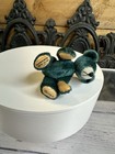 Vintage Miniature Teddy Bear Chu-ming Wu Little Gems 2 5    Mini Green Jointed