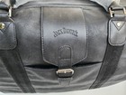 Jack Daniels Embossed Overnight Black Bag Leather Bnwot Laptop tablet Sleeve 