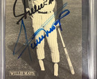 Postcard Willie Mays Autograph Psa Auto