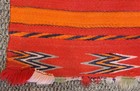 Vintage Transitional Navajo Sunday Saddle Blanket