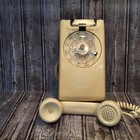 Vintage Itt Western Electric Bell Systems 554 Ivory Wall Rotary Dial Phone Works