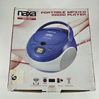 Naxa Electronics Npb-252 Portable Mp3 cd Player With Am Fm Stereo Radio Blue