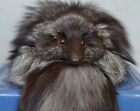 Large Silver Fox Pelt Hide Skin Thick Fur Professionally Tanned Good Quality