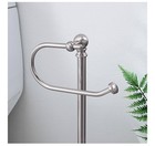 Sunnypoint Classic Free Standing Toilet Tissue Paper Roll Holder - Chrome