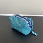 Safety 1st Baby Grooming Zippered Pouch Reversible Storage Case Blue