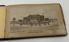Original 1876 Memorial International Exhibition Photo Souvenir Book With Note