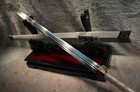 Hand Forge Chinese Sword  han Jian   High Carbon Steel Sharp Alloy Fitting