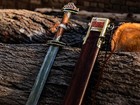 Sutton Hoo Sword  Anglo Saxon Sword  Handmade Long Sword  Super Sharp Blade