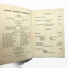 1937 Concert Program Fabien Sevitzky Maria Koussevitzky Jordan Hall Boston Ma