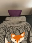 Hot Water Bottle With Knit Fox Cover     New