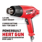 Powerbuilt 1500w Heavy Duty Heat Gun Kit - 240068
