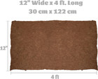 Natural Coco Coir Fiber Liner Roll Sheet  Coconut Fiber Pad  Coconut Husk Liners