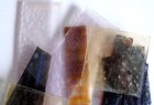 1 1 2 Lb Lot 75  Yr Old Stain Glass Pieces Arts Crafts Assortment