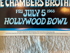 Vintage The Doors 20th Anniversary Hollywood Bowl Poster Nm 1988 Stamped   944
