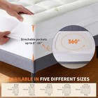 Ultra Soft Mattress Topper Viscose Derived From Bamboo Mattress Encasement 