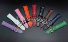 18mm Genuine Leather Watch Band Strap Interchangeable Replacement Womens Mens