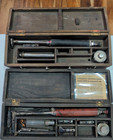 Antique Veterinary Pin Firing Cautery Sets Sharp   Smith Chicago Star Marked