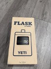 Yeti Flask   Funnel 7 Oz Black Stainless Steel Pocket Hip Flask Open Box