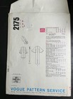 Vtg Vogue Paris Original Christian Dior Sewing Pattern 2175 Sz 12 Bust 34 Uncut