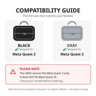Hard Carrying Case For Oculus Quest 3   Quest 2 Vr Gaming Headset Controllers