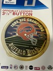 Unopened - Wincraft Nfl Afc Champions Buffalo Bills 3      Official Button pin