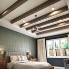 Heritage Timber Salvaged Timber Faux Wood Beam  3-sided  u-beam 