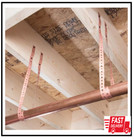 3 4 In  X 10 Ft  24-gauge Copper Pipe Hanger Strap