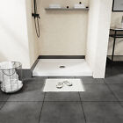 32 x48  Abs Shower Base White Shower Pan W drain 4-wall Alcove Easy Cleaning