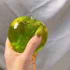 Green Apple Jelly Squishy Fidget Toy     Sensory Stress Ball For Kids   Adults