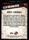 2018 Topps Walking Dead Season 8 Part 1 Character Card  c-1 Rick Grimes