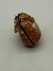 Vintage Polka Dot Shoe Pattern Metal Purse Shaped Trinket pill Box 2 