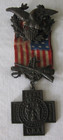 Org Antique 1898-1902 Spanish American War Veteran Medal Badge Numbered B 18677