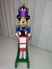 Disney Parks Mickey Mouse Rocking Horse Christmas Holiday Wooden Nutcracker  17 