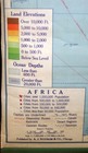 Vintage Nystrom 52  X 50  Pull Down School Map Of Africa Physical And Political
