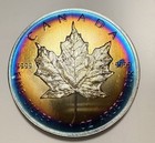 1998 Monster Toned Silver Canadian Maple Leaf Canada 9999 Silver
